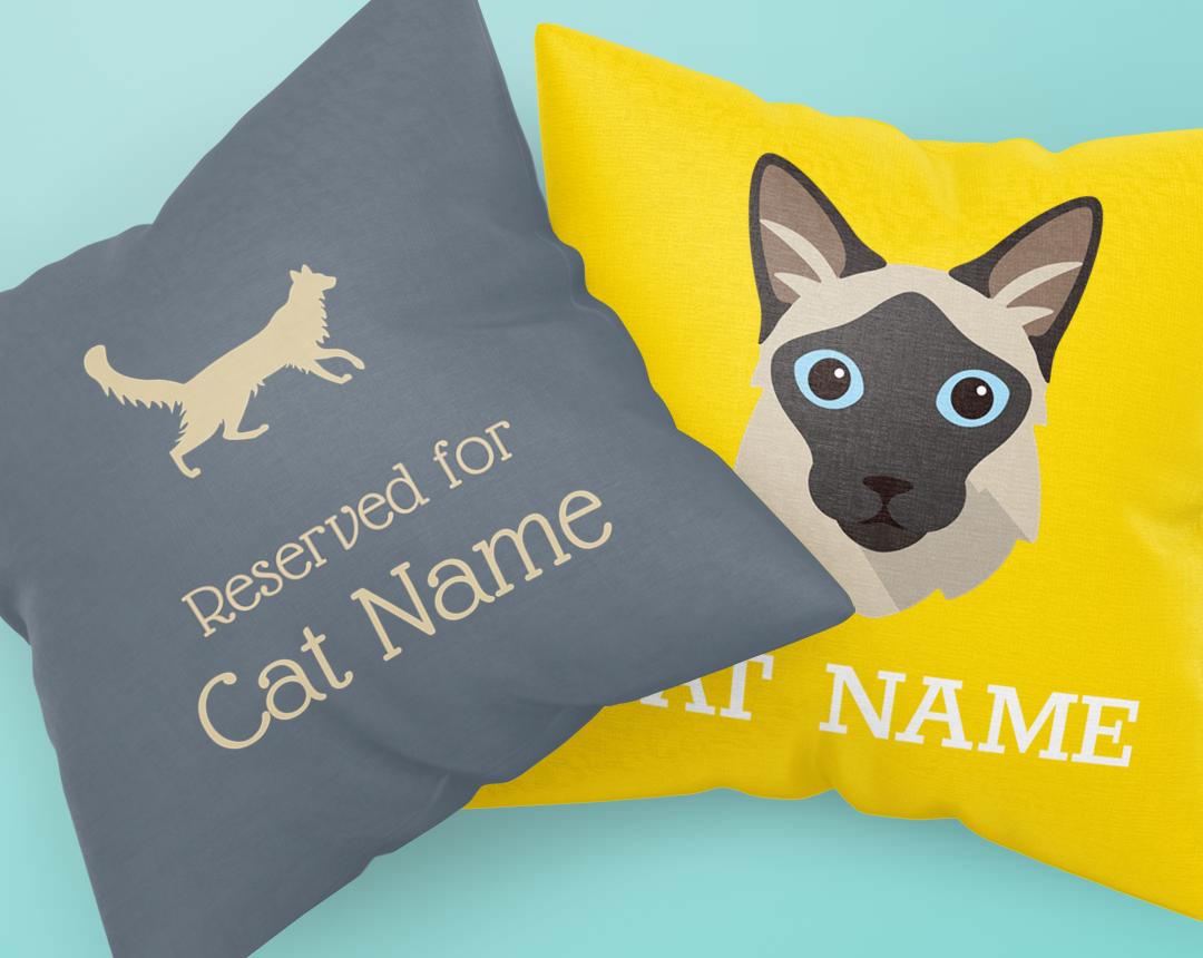 Personalized Cat Cushions Pillows