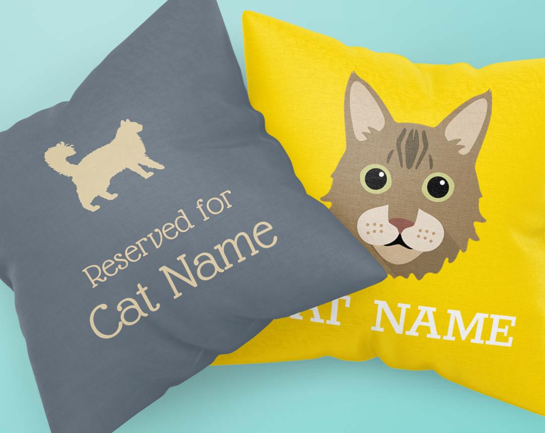 Personalized Cat Cushions Pillows
