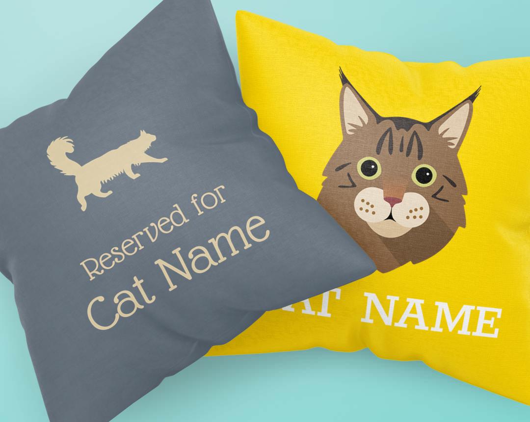 Personalized Cat Cushions Pillows