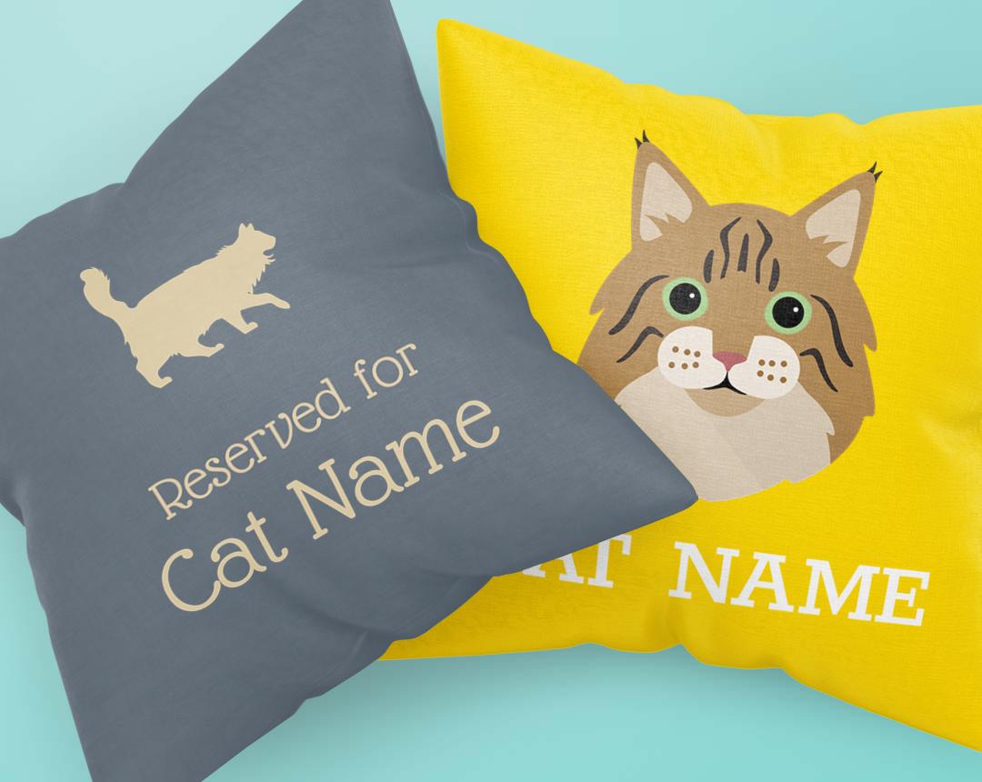 Personalized Cat Cushions Pillows