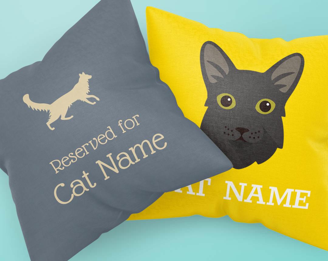 Personalized Cat Cushions Pillows