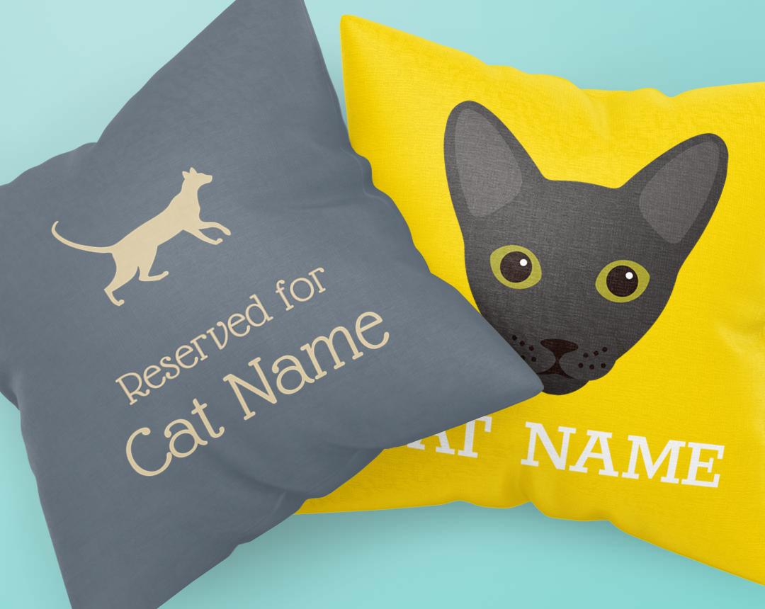 Personalized Cat Cushions Pillows