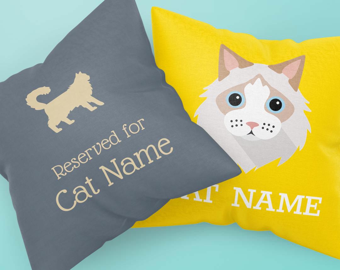 Personalized Cat Cushions Pillows