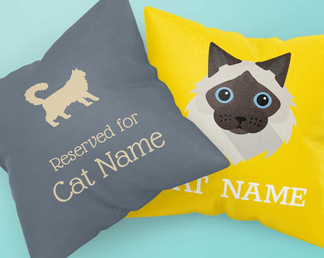 Personalized Cat Cushions Pillows