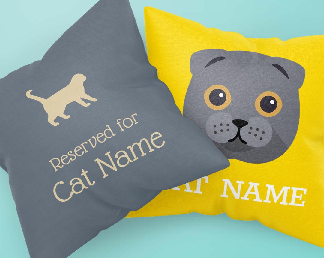Personalized Cat Cushions Pillows