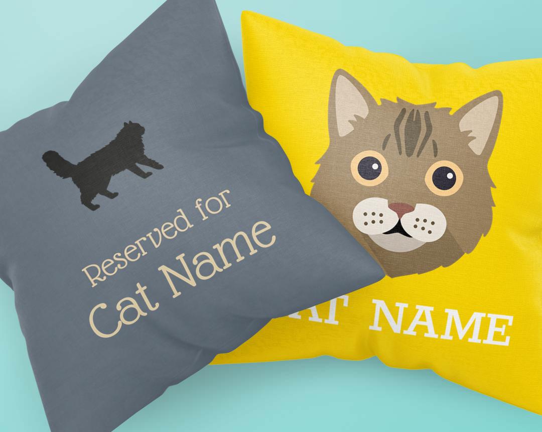 Personalized Cat Cushions Pillows