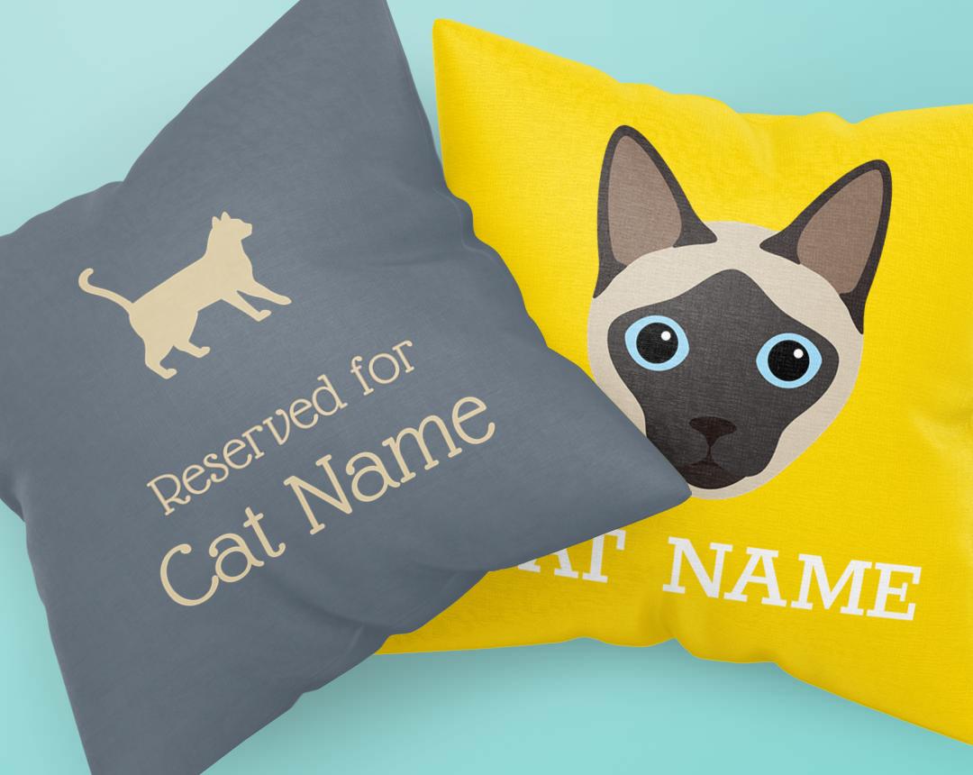 Personalized Cat Cushions Pillows
