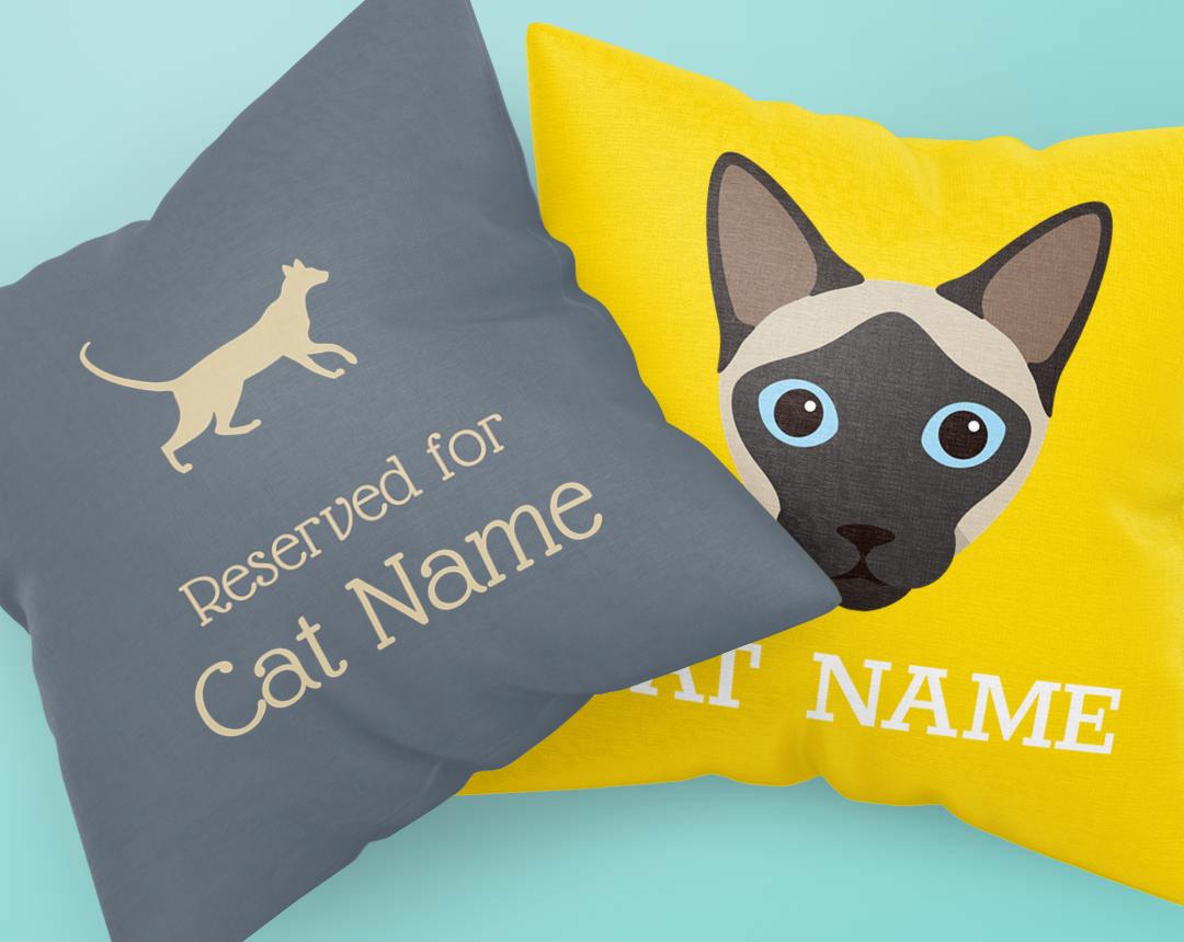 Personalized Cat Cushions Pillows