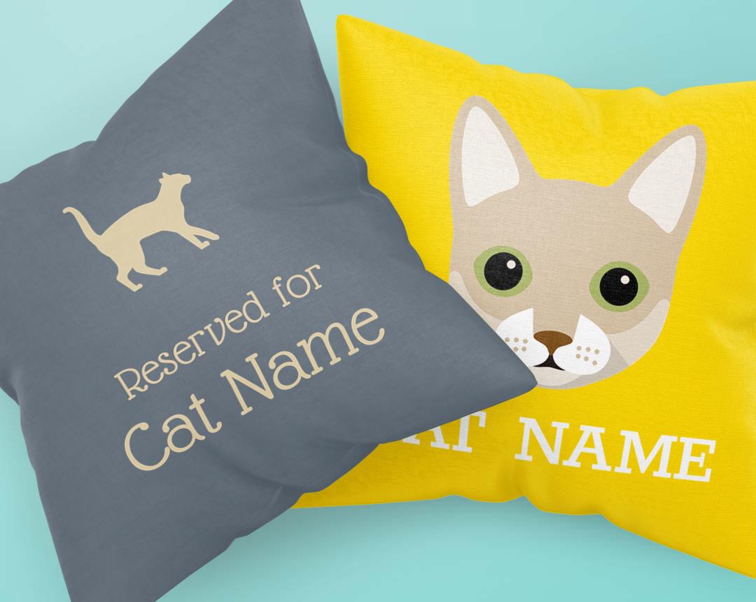 Personalized Cat Cushions Pillows