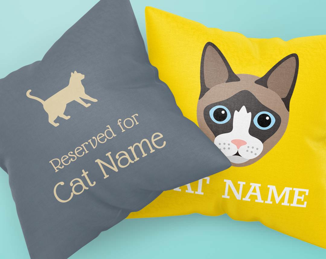 Personalized Cat Cushions Pillows