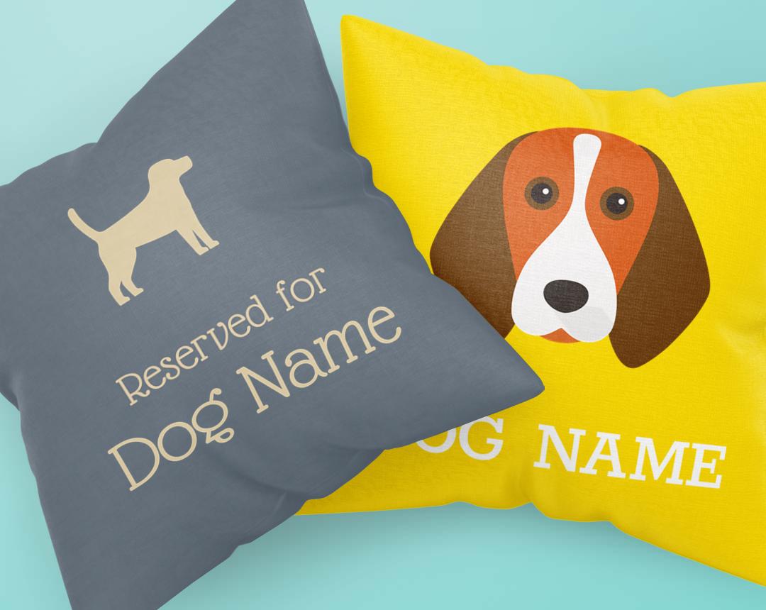 Personalized Dog Pillows