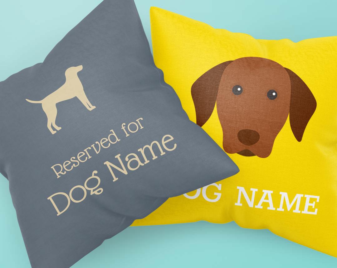 Personalized Dog Pillows
