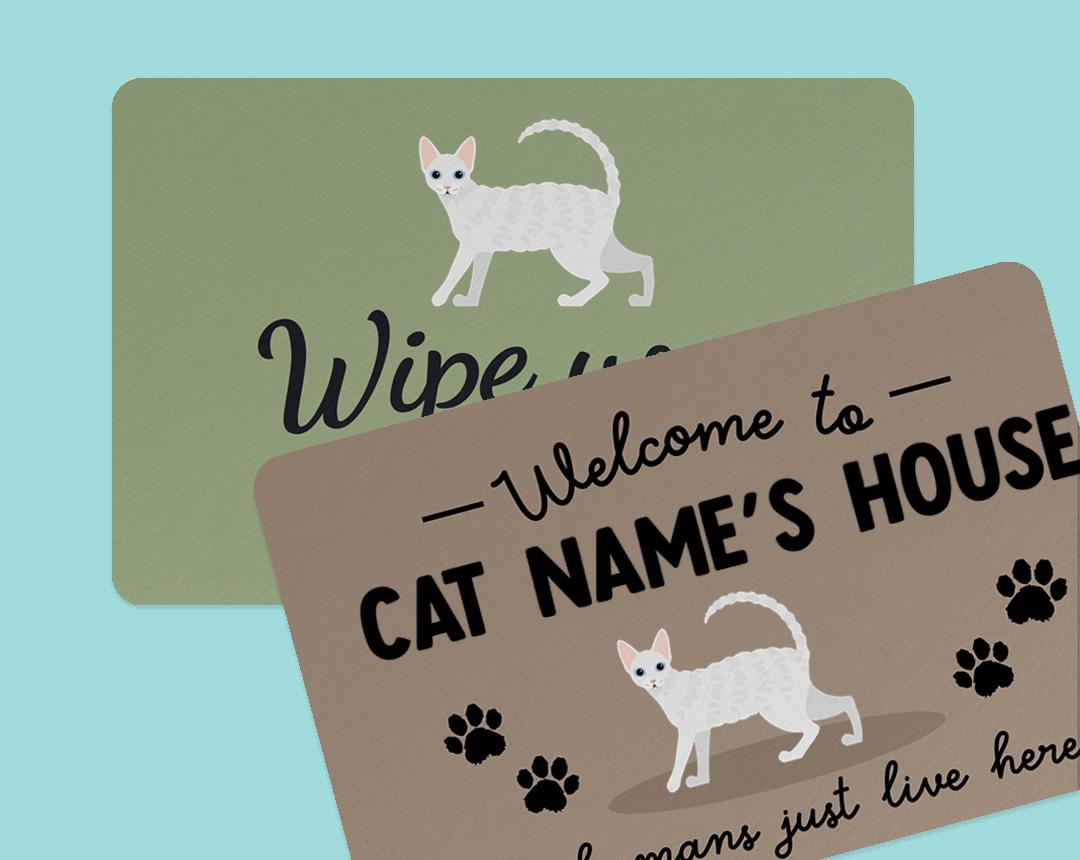 Personalized Cat Doormats