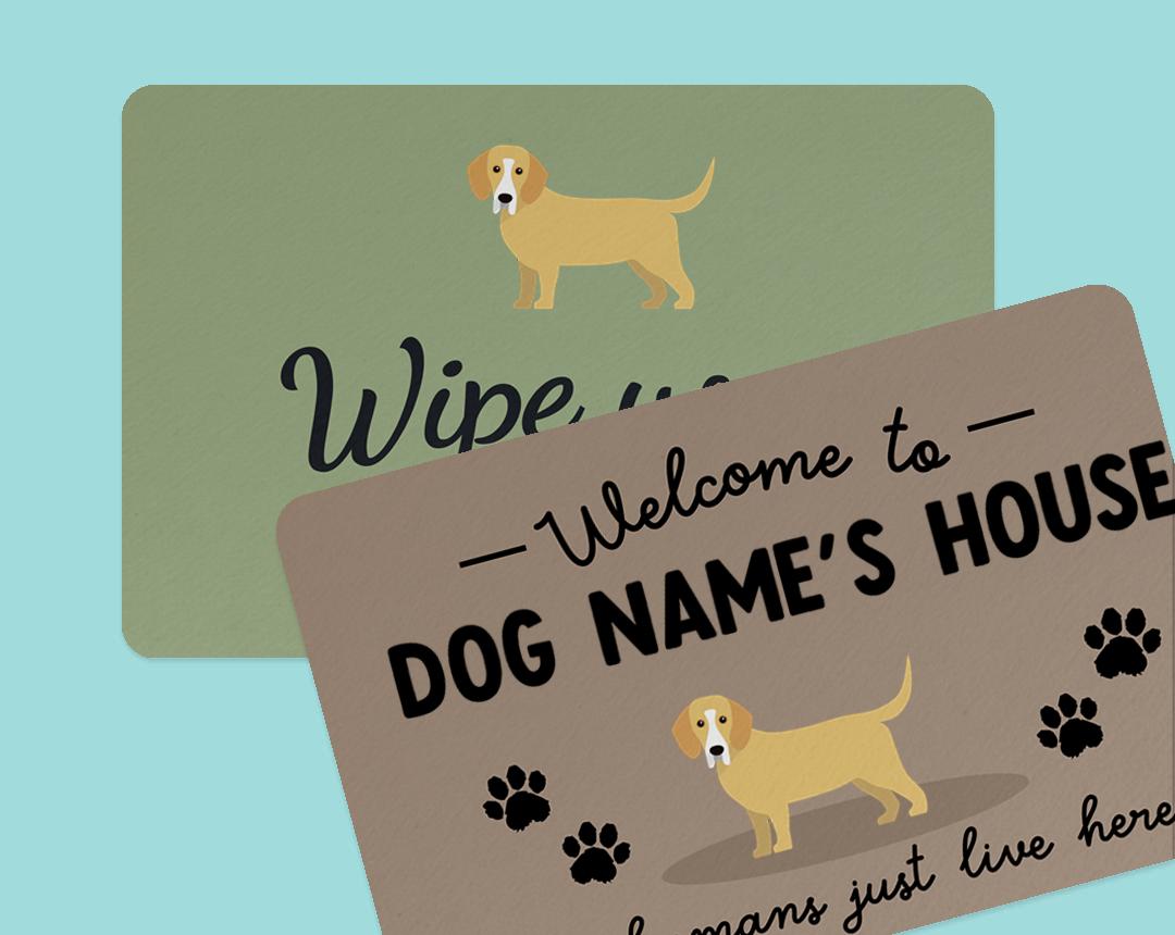 Personalized Dog Doormats