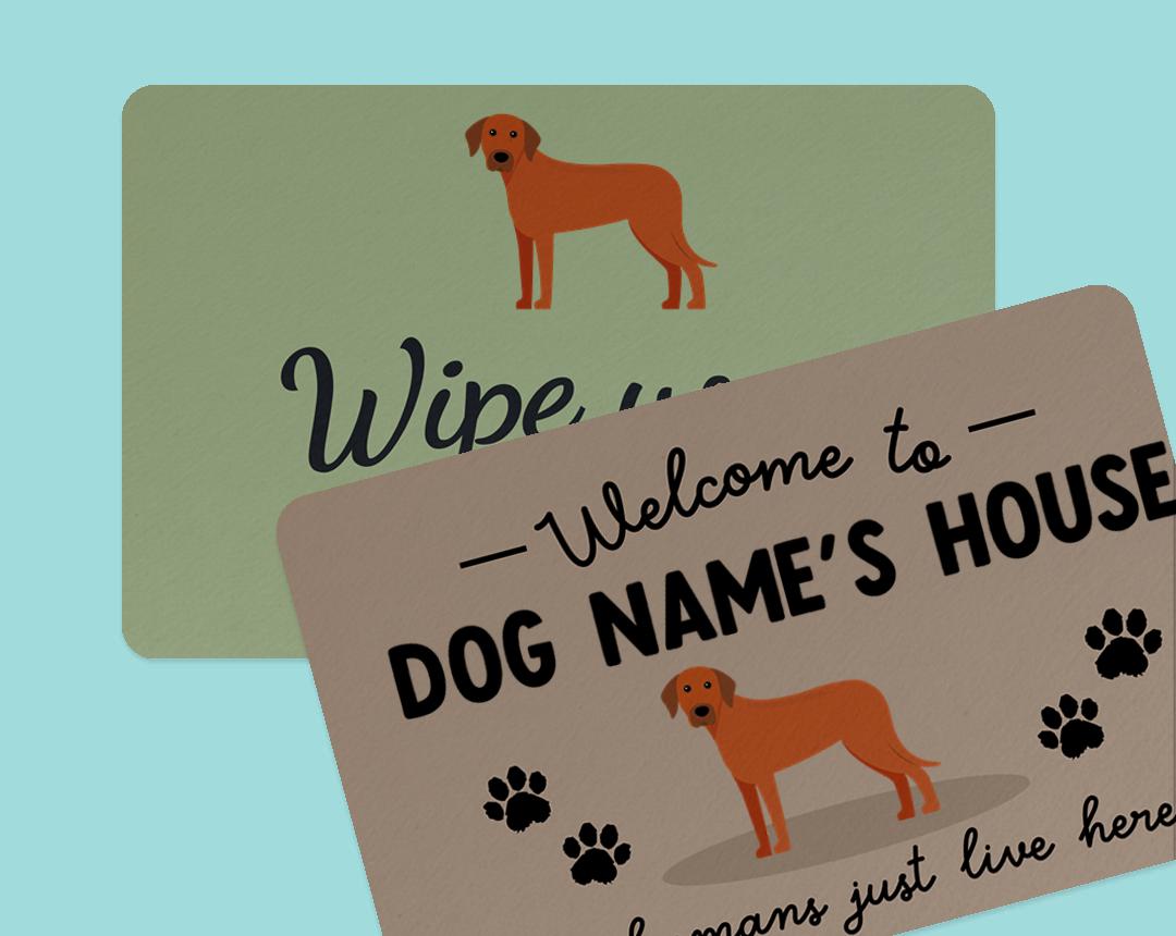 Personalized Dog Doormats