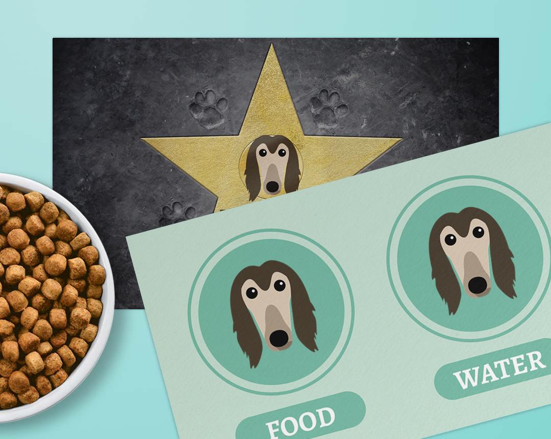 Personalized Dog Food Mats
