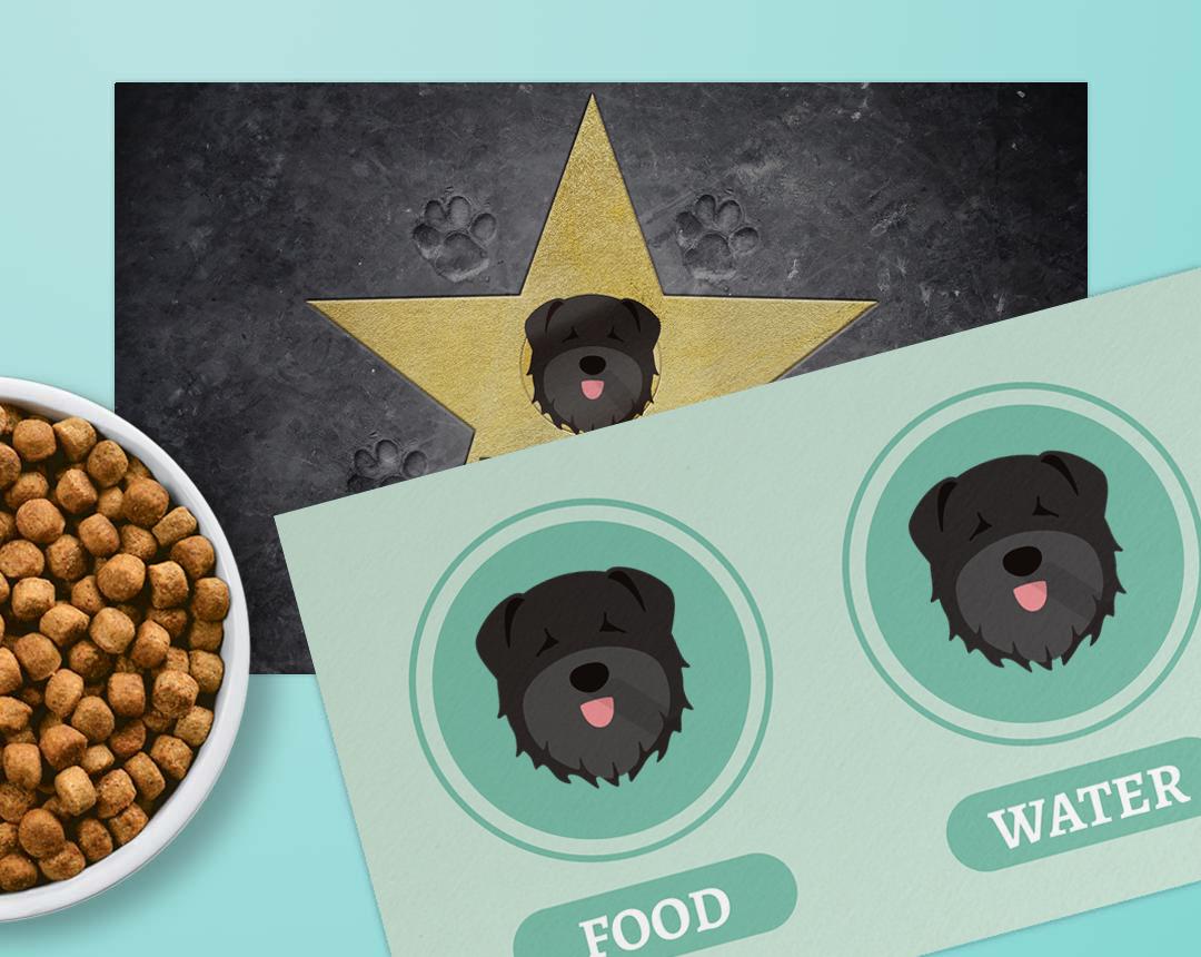 Personalized Dog Food Mats