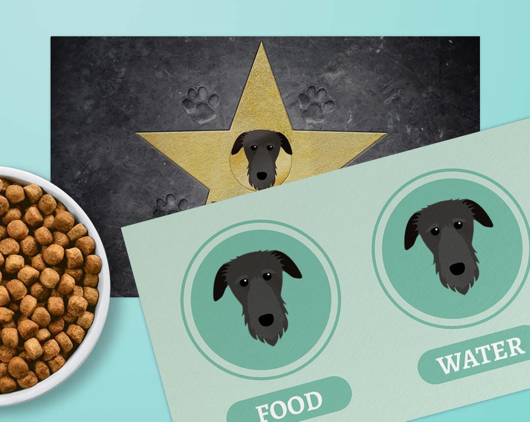 Personalized Dog Food Mats