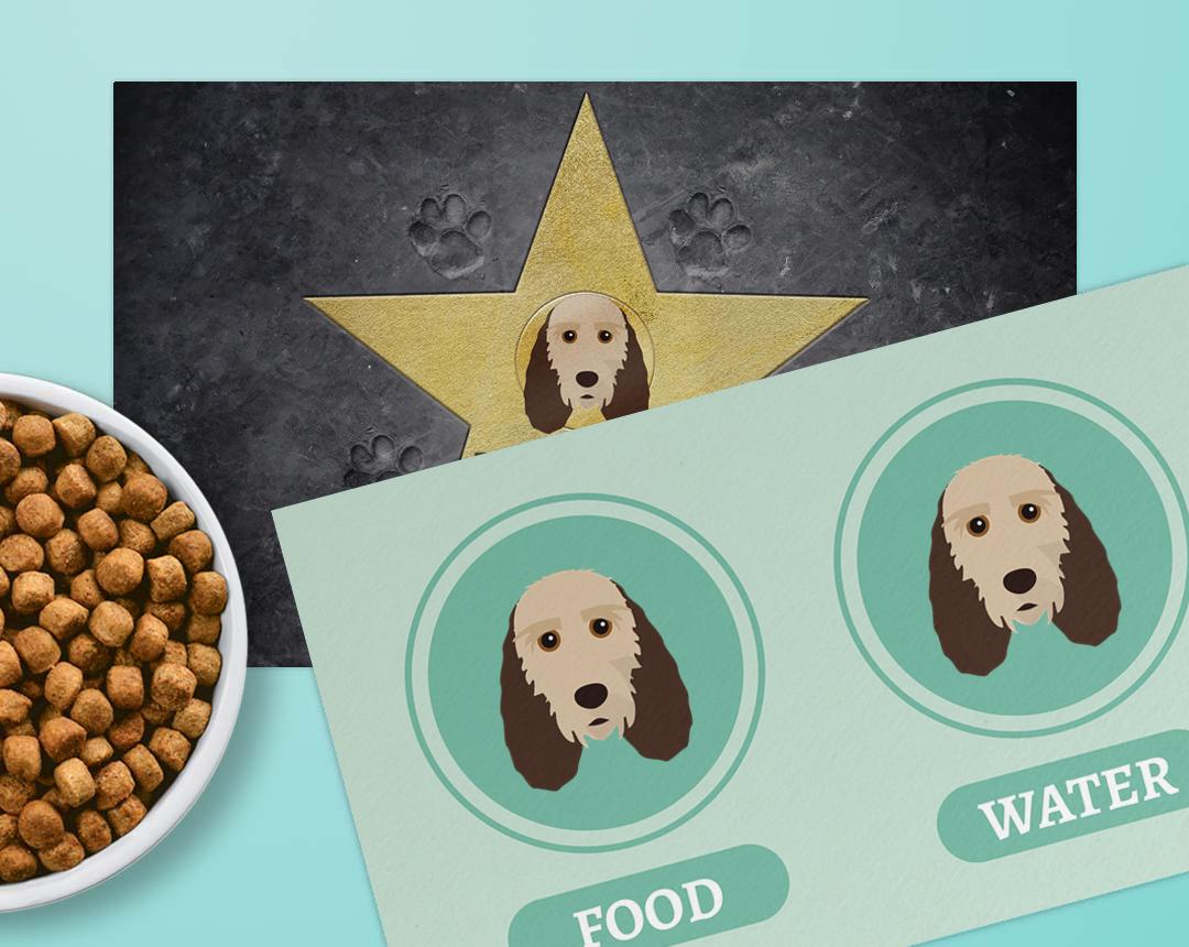 Personalized Dog Food Mats