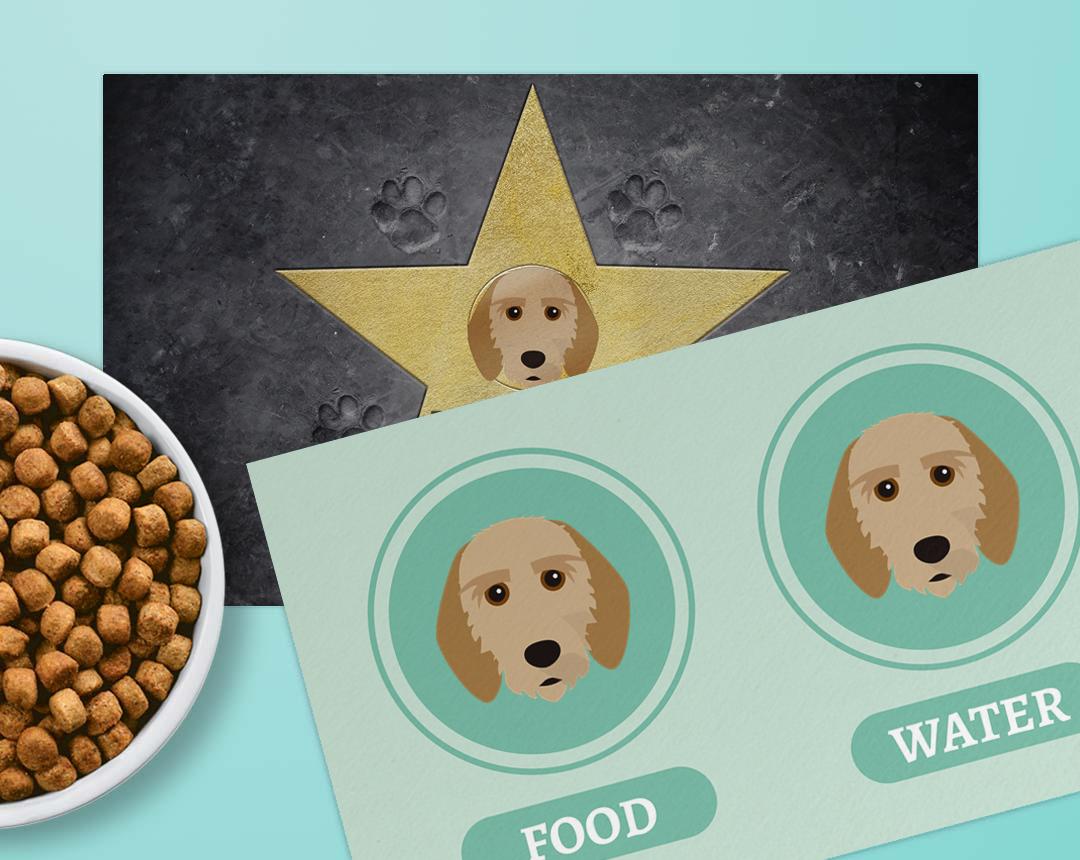 Personalized Dog Food Mats