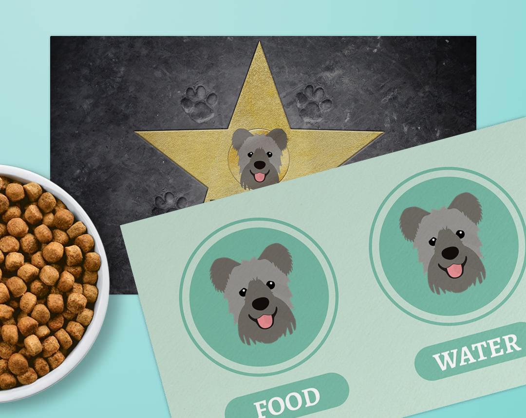 Personalized Dog Food Mats