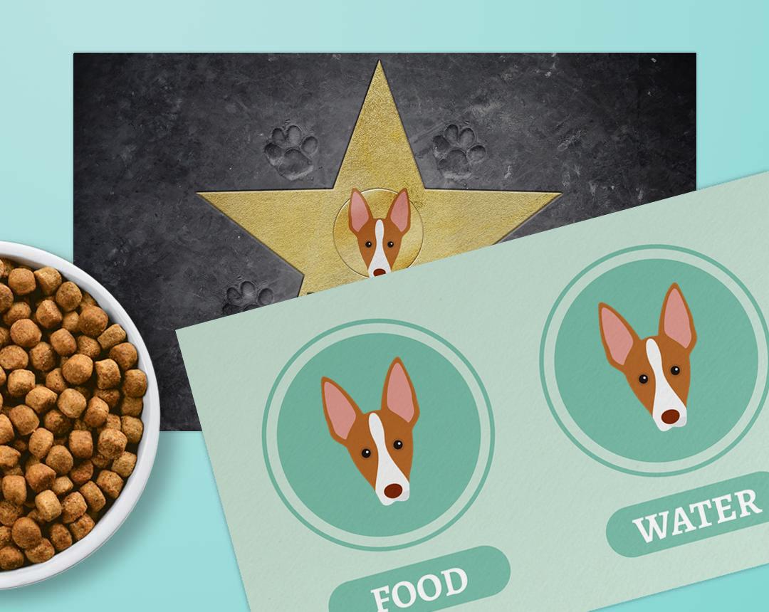 Personalized Dog Food Mats