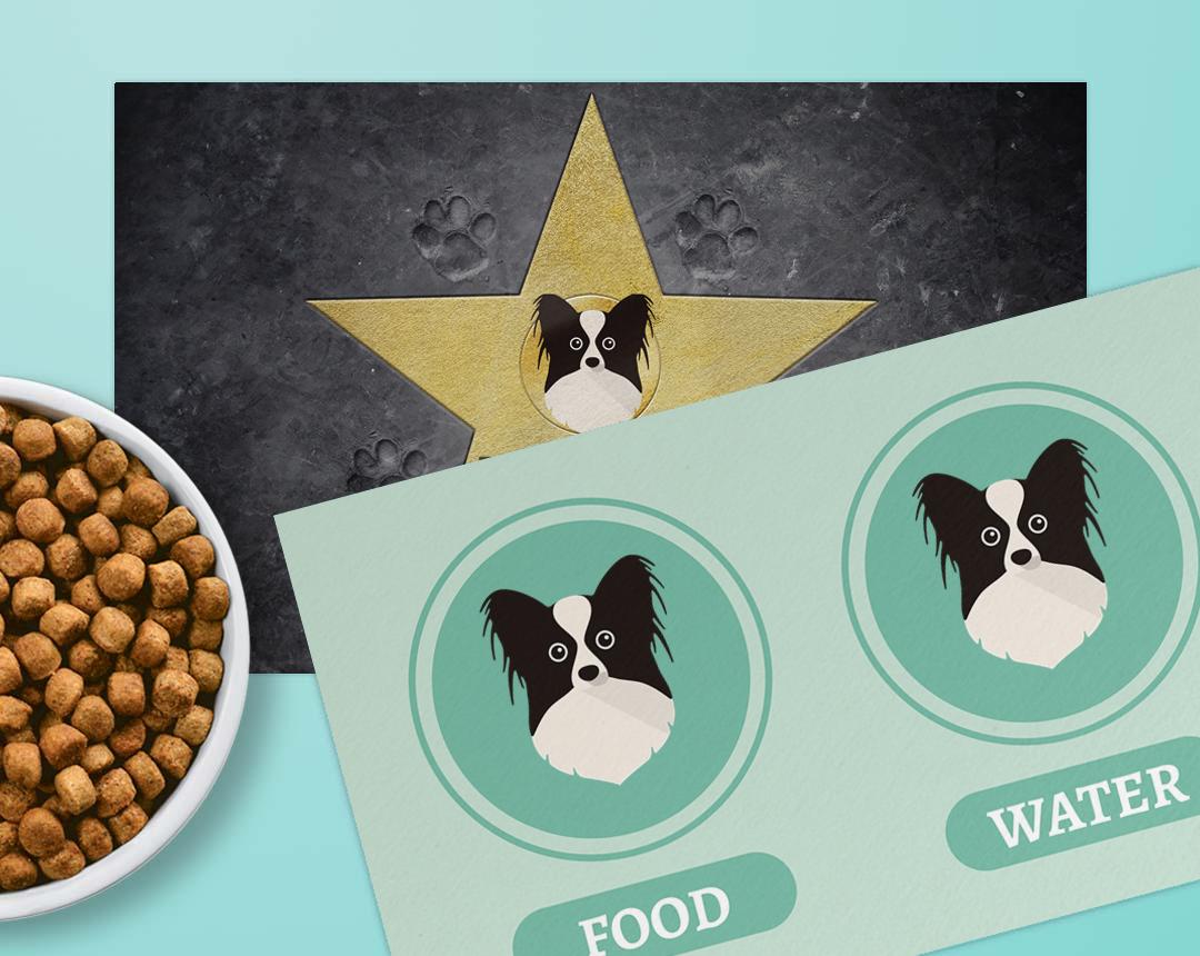 Personalized Dog Food Mats