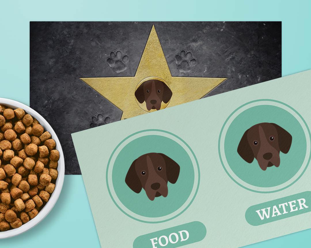 Personalized Dog Food Mats