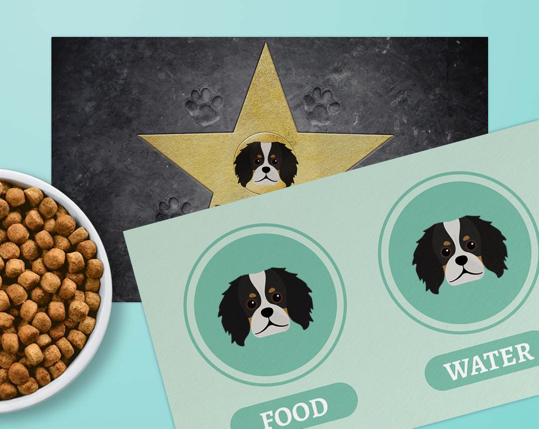 Personalized Dog Food Mats