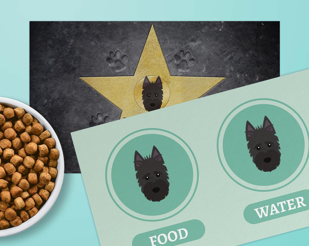 Personalized Dog Food Mats