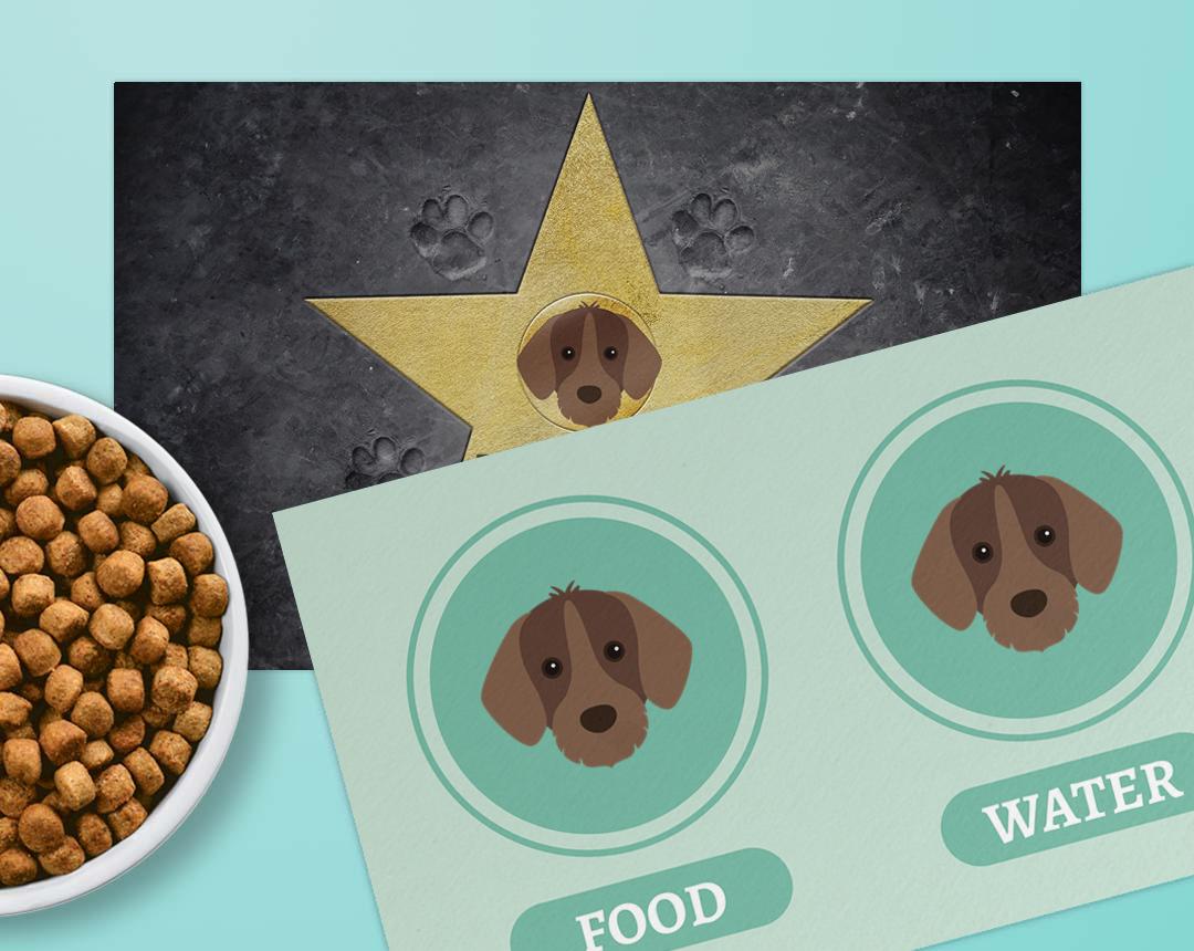 Personalized Dog Food Mats