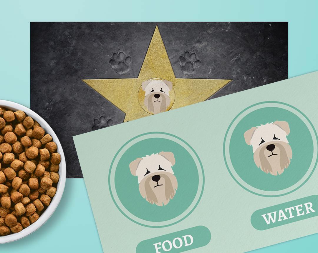 Personalized Dog Food Mats