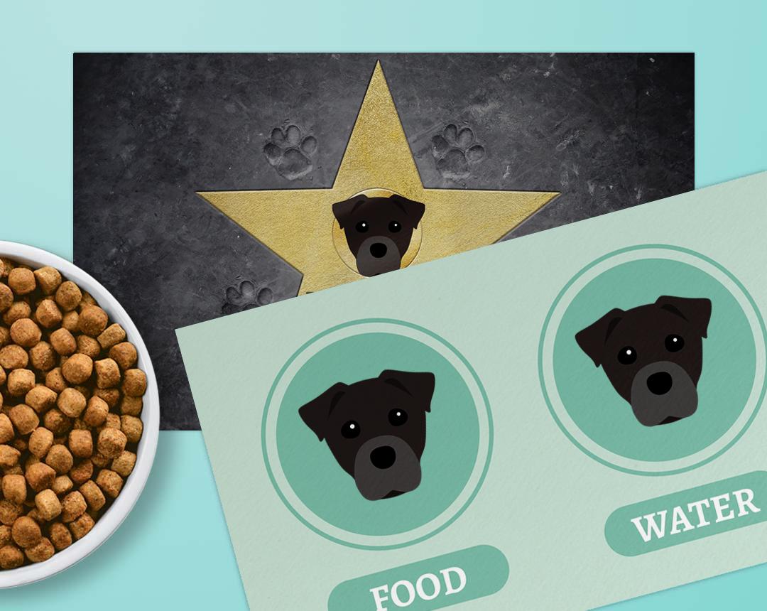 Personalized Dog Food Mats