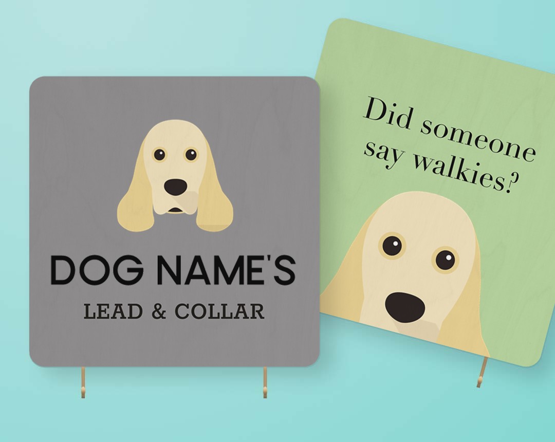 Personalized Lead & Collar Hangers