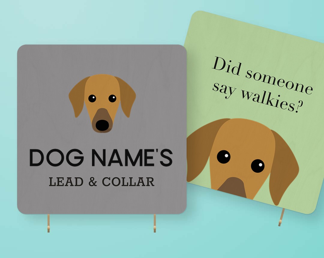 Personalized Lead & Collar Hangers