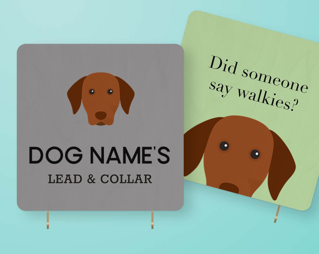 Personalized Lead & Collar Hangers