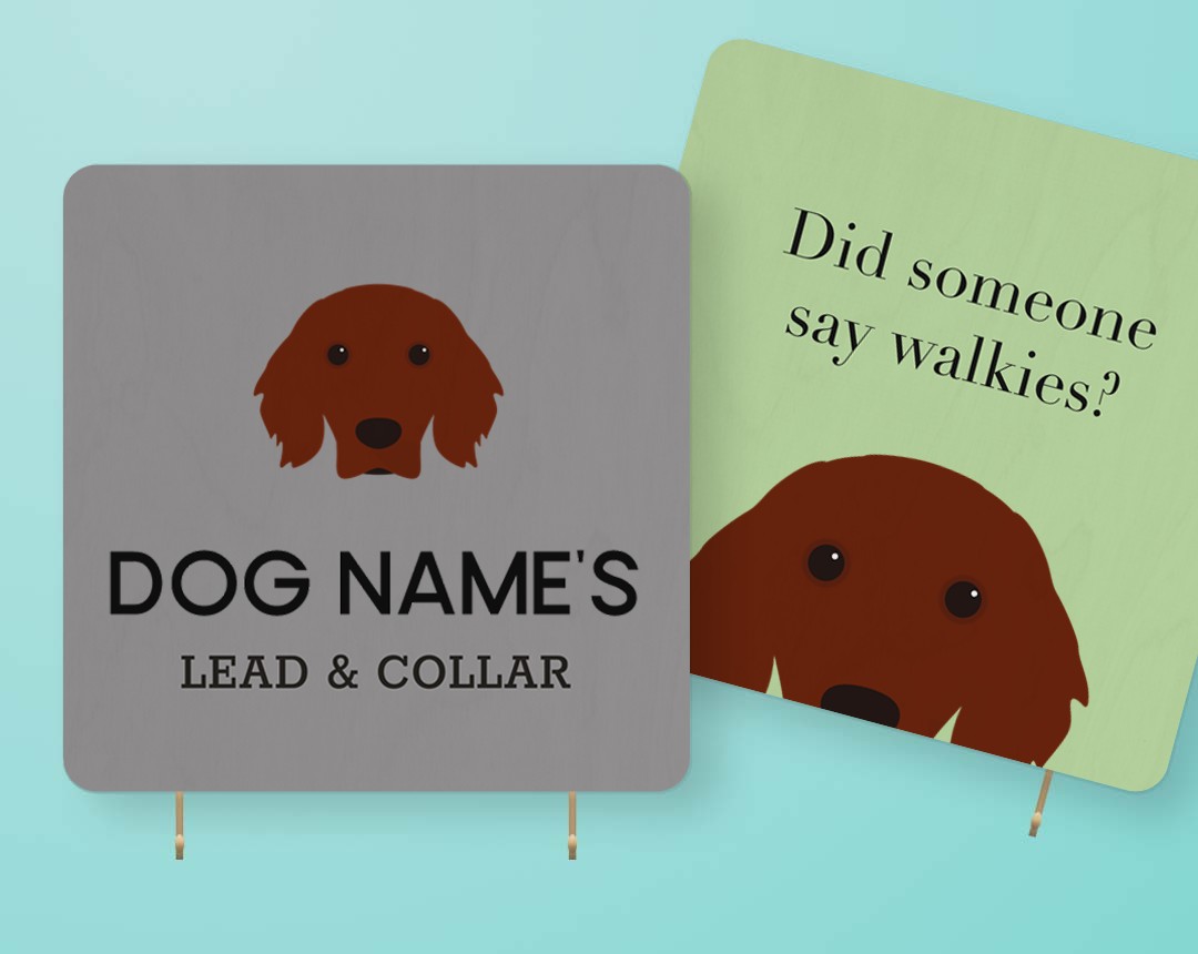 Personalized Lead & Collar Hangers
