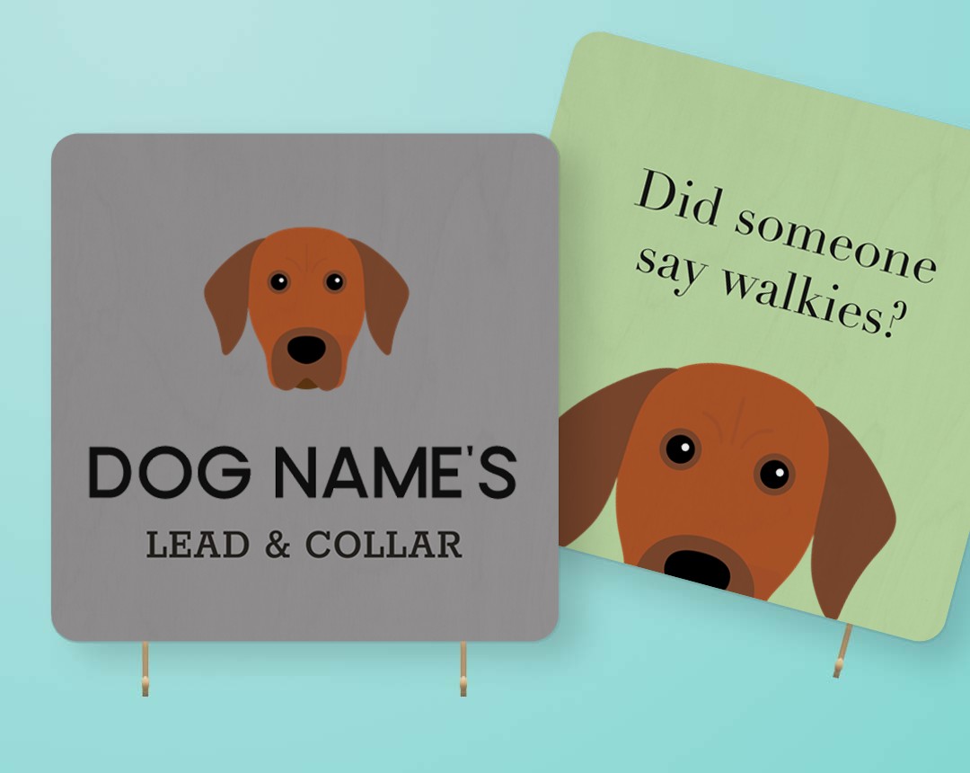 Personalized Lead & Collar Hangers