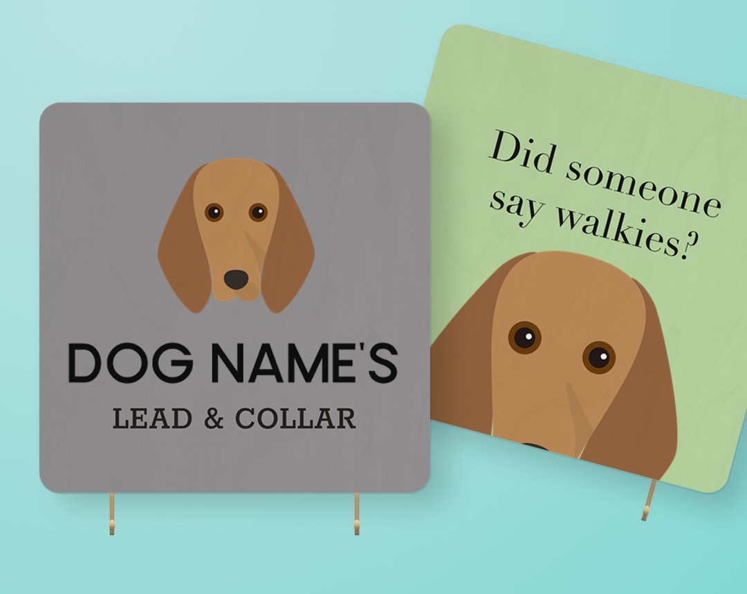 Personalized Lead & Collar Hangers