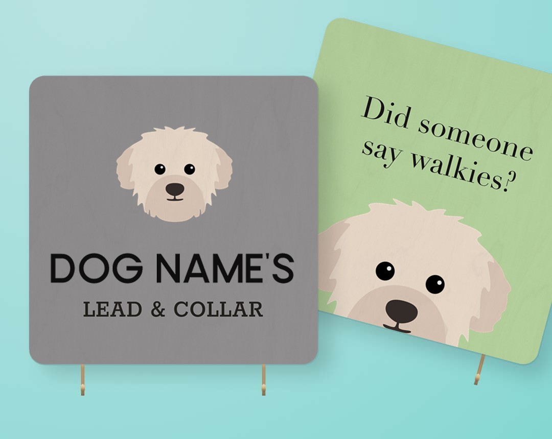 Personalised Lead & Collar Hangers