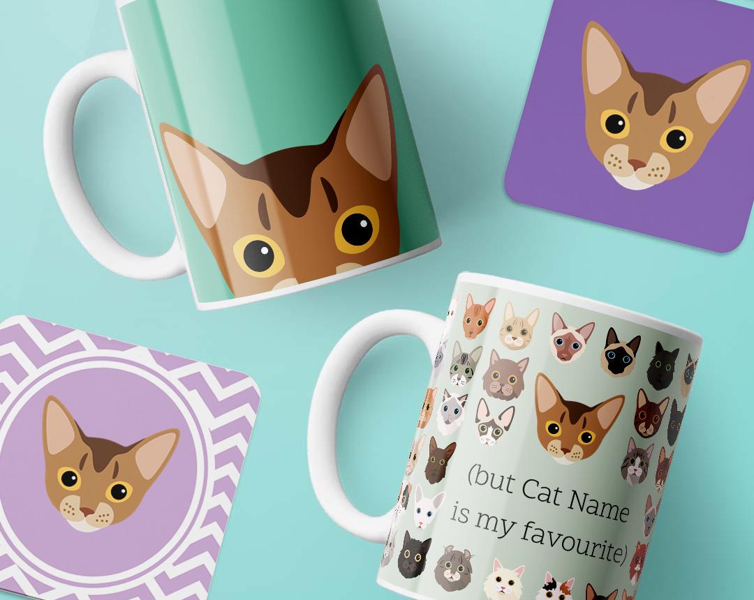 Personalized Cat Mugs