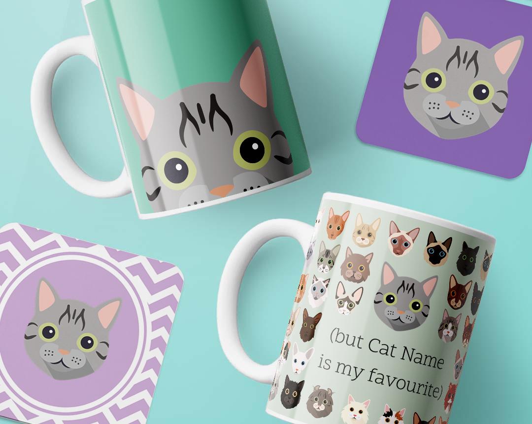 Personalized Cat Mugs