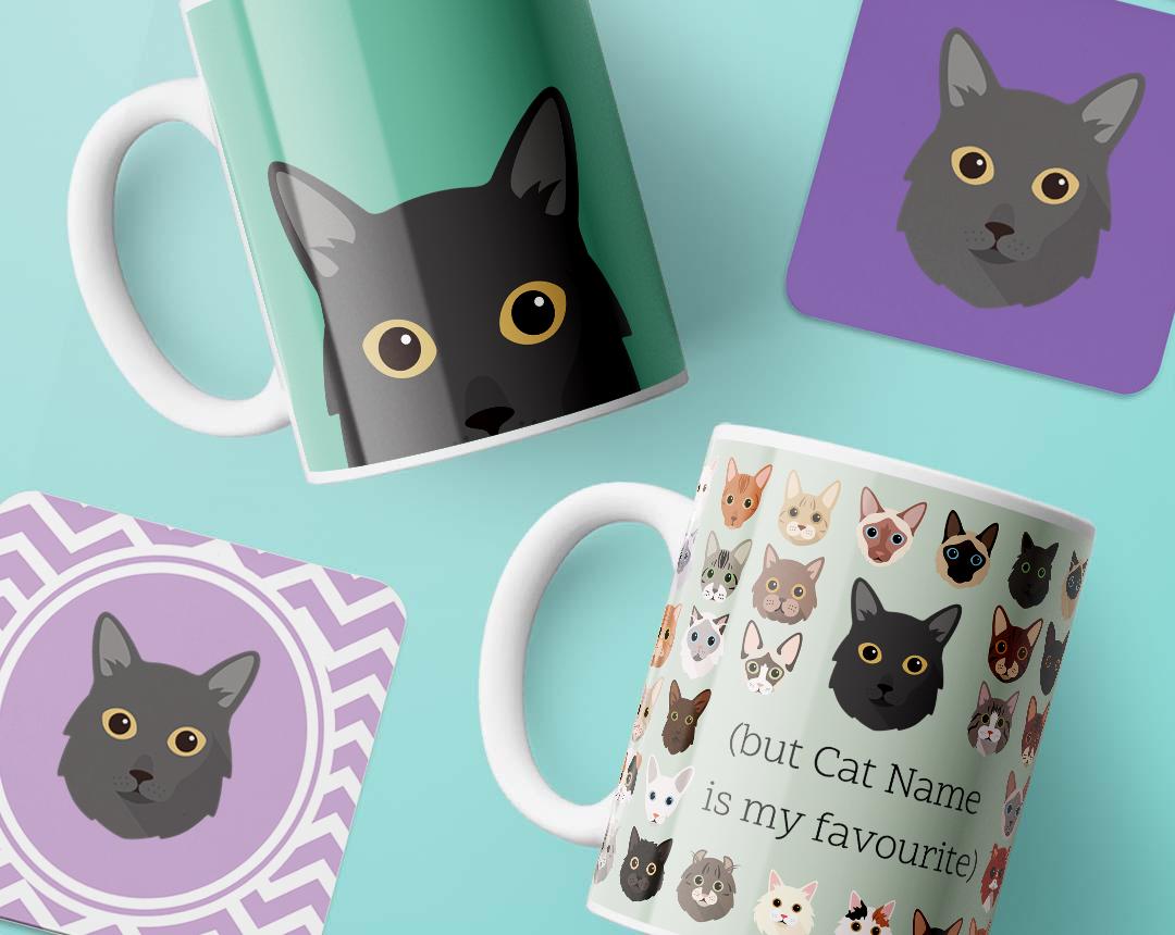 Personalized Cat Mugs