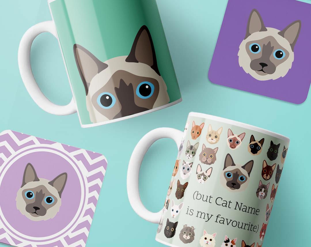 Personalized Cat Mugs