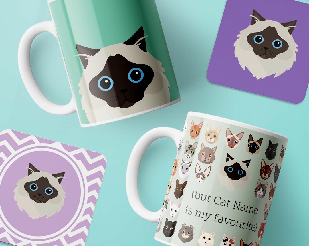 Personalized Cat Mugs
