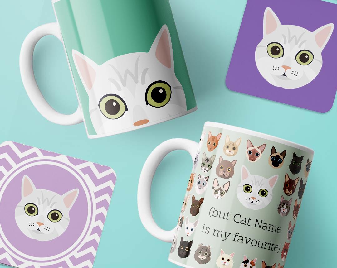 Personalized Cat Mugs