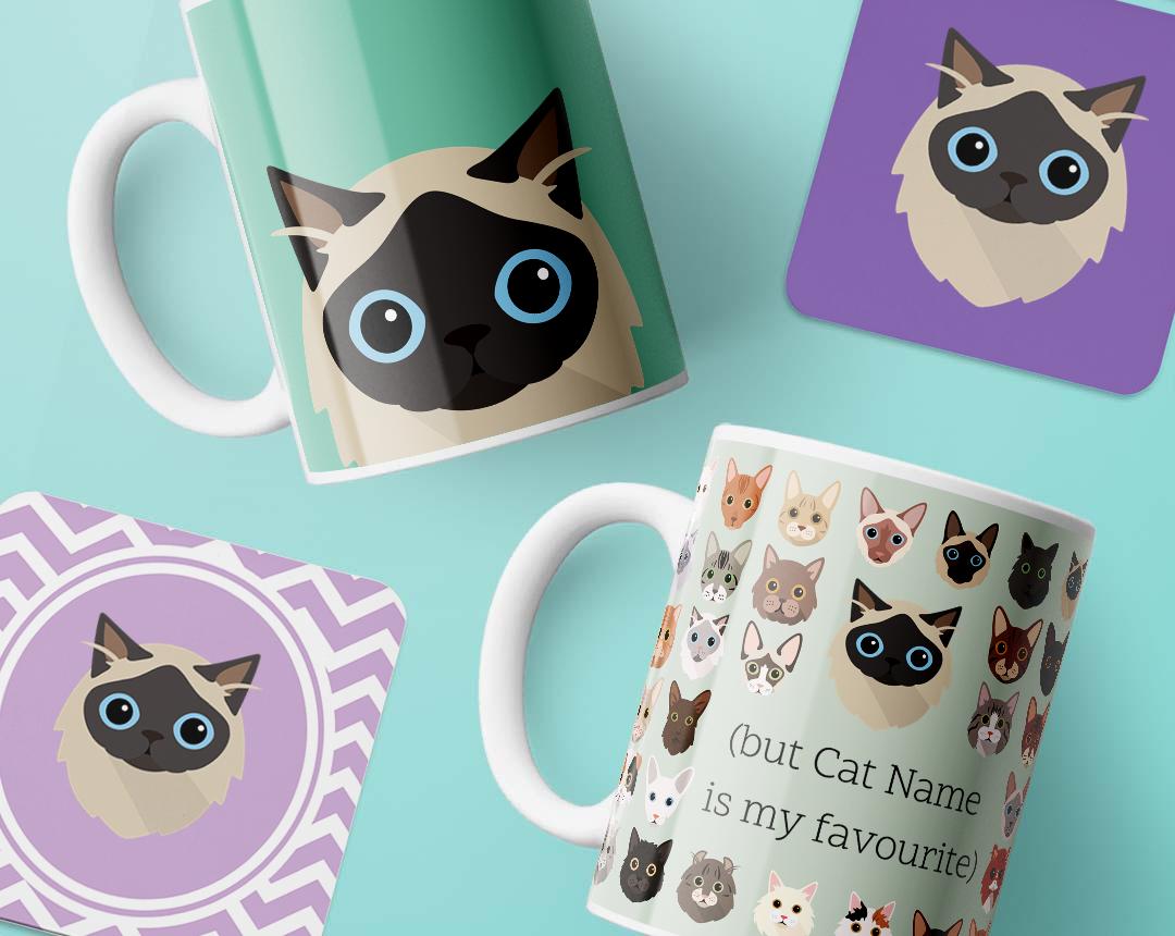 Personalized Cat Mugs