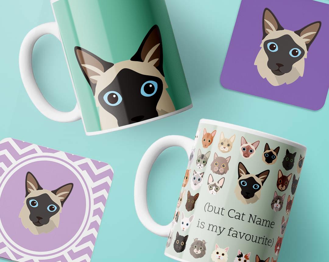 Personalized Cat Mugs
