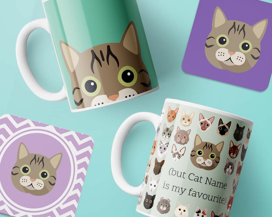 Personalized Cat Mugs