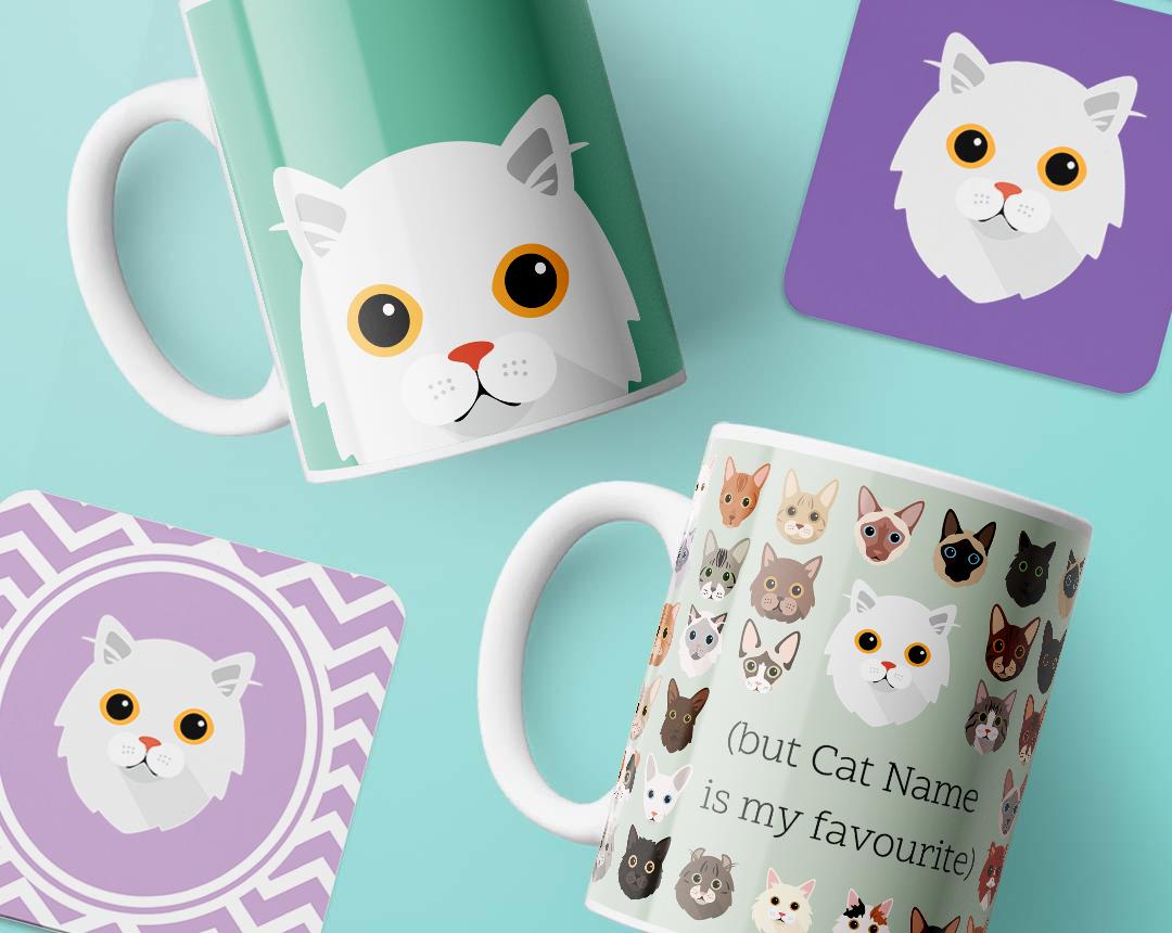 Personalized Cat Mugs